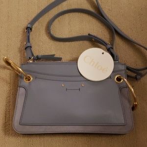 Chloe Calfskin Suede and Leather Roy Bag